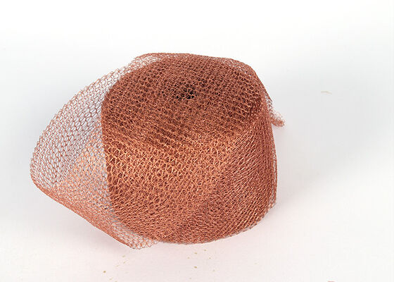 High Dirt Holding Capacity Interwoven Knitted Wire Long Service Life