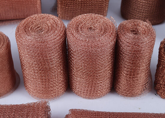 Low Density Optional Metal Knitted Net Smooth Surface Finish