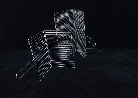 Enhances Food Char Marks Stainless Steel Barbecue Net For Restaurant Quality 