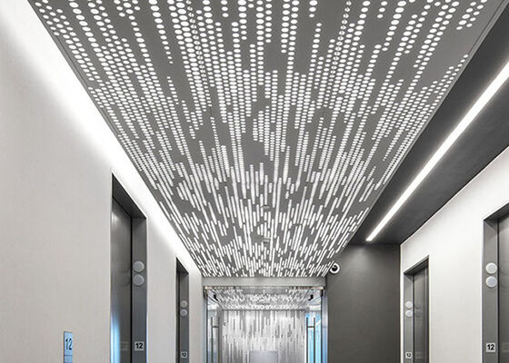 High Load Capacity Stamped Perforated Metal Precise Hole Pattern