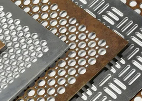 Heavy Duty Design Punched Metal Mesh High Load Capacity