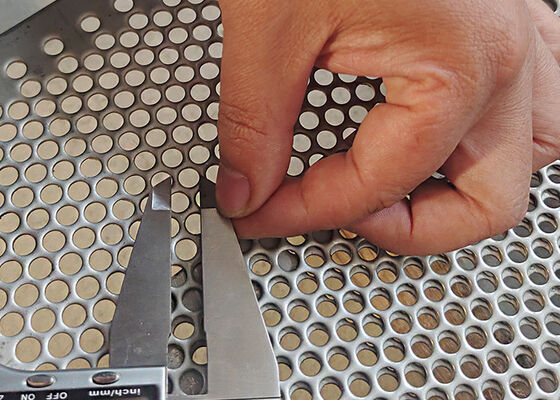 Perforated Panel Stainless Steel Mesh Discs Micron For Filter Elements