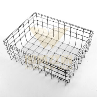 Stable construction Mesh Storage Basket Firm welded structure