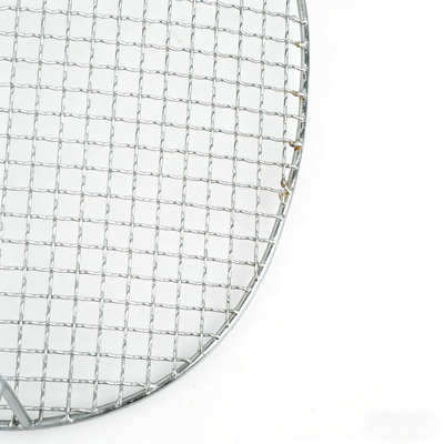 Round SS BBQ Grill Net - Multipurpose Rack For Outdoor Cooking