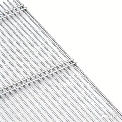 Non-stick Physical Structure Stainless Steel Grill Mesh Anti-scald & Non-slip Handle