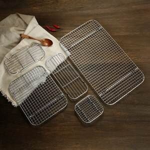 High Temperature Resistant SS Grilling Mesh Mat Easy To Clean