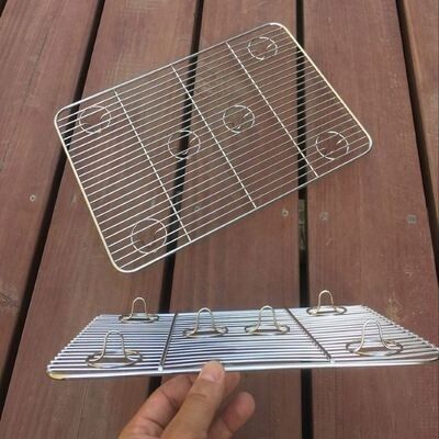 High Temperature Resistant SS Grilling Mesh Mat Easy To Clean