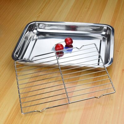 Food Contact Safe SS Grilling Mesh Mat Even Heating