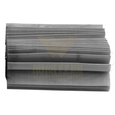 No Material Shedding Sintered Wire Mesh Filter Gas Dust Removal
