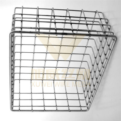 Uniform Mesh Opening Perforated Wire Basket Stackable Design
