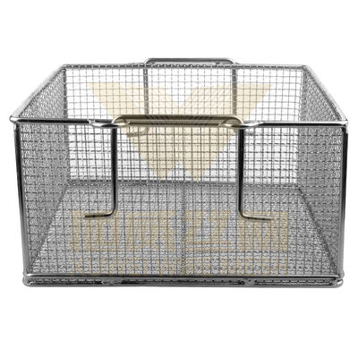 Eco-friendly Material Welded Wire Basket With Handle Design