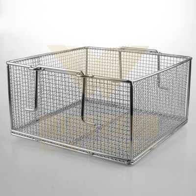 Eco-friendly Material Welded Wire Basket With Handle Design