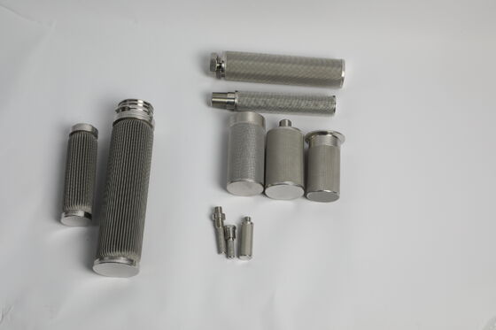 Not Easy To Clog Sintered Filter Candle Suitable For Liquid Filtration