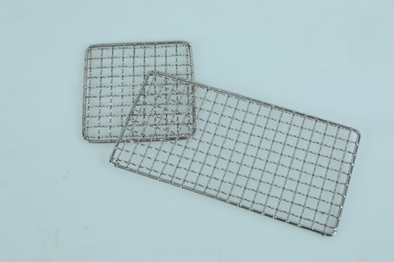 Easy To Sanitize SS Grilling Mesh Mat For Hygienic Grilling Sessions