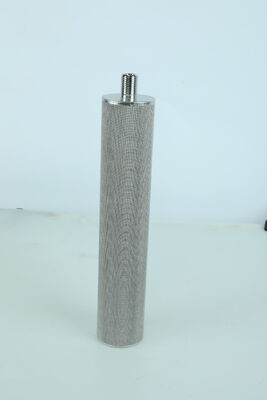 High Dust Holding Capacity Sintered Filter Candle Compact Structure Design