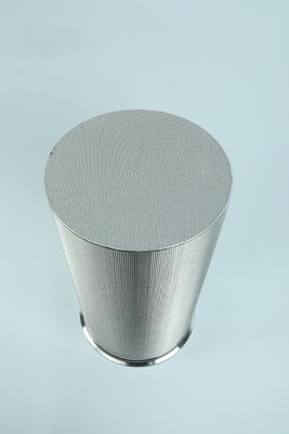 Low Pressure Drop Sintered Filter Candle High Flow Rate