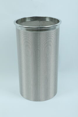 Low Pressure Drop Sintered Filter Candle High Flow Rate