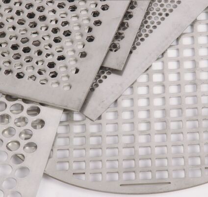 Uniform Stress Distribution Perforated Metal Products Low Maintenance Cost