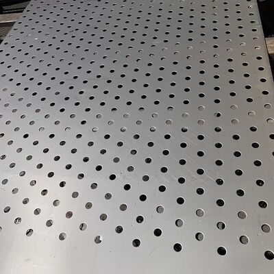 Smooth Hole Inner Walls Perforated Metal Products Resistant To Scratch Damage