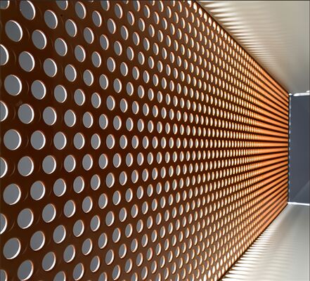 High Temperature Resistance Drilled Metal Sheets Stainless Steel Option