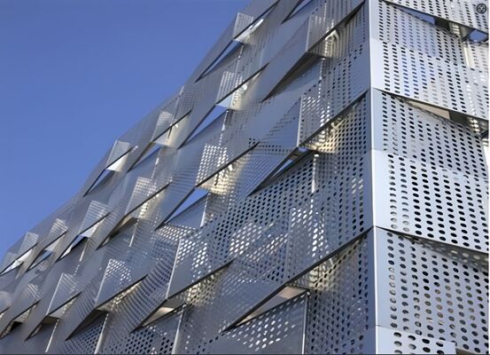 Various Metal Materials Drilled Metal Sheets Wide Application Range