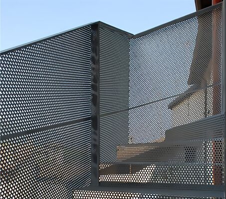 Easy To Install Perforated Metal Filter Plates Various Metal Materials