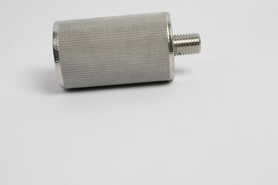High Efficiency Particle Capture Sintered Mesh Filter Element Suitable For Liquid Filtration