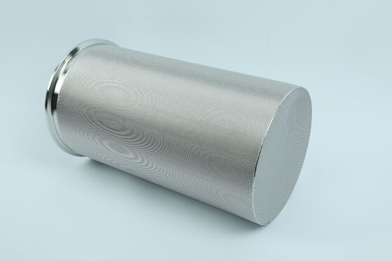 Strict Quality Control Standard Sintered Filter Candle Uniform Liquid Distribution