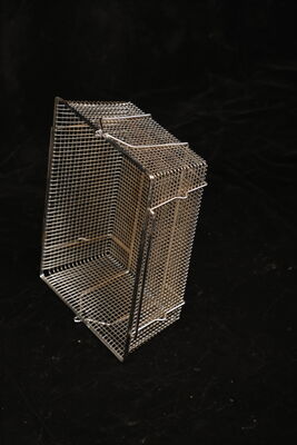 Heat Resistant Up To 200°C Wire Mesh Basket Uniform Wire Spacing
