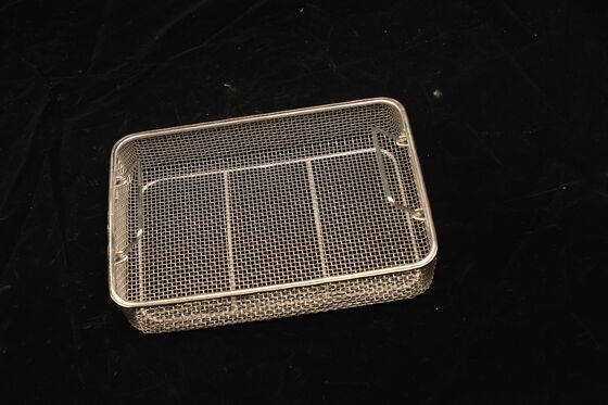 Reinforced Bottom Support Wire Mesh Basket Food Contact Safe