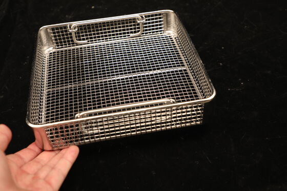 High Strength & Toughness Metal Mesh Basket Compact Structure