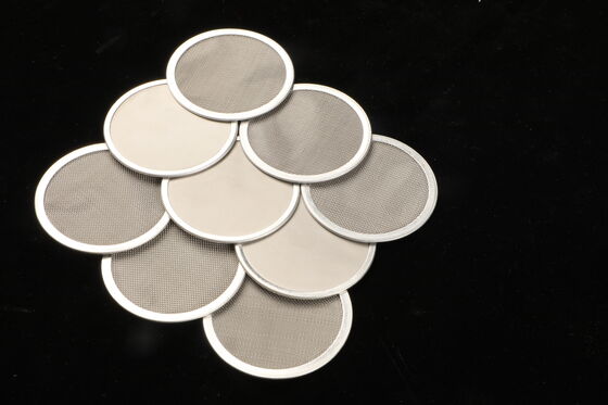 Smooth Hole Inner Walls SS Mesh Filters Chemical Resistance