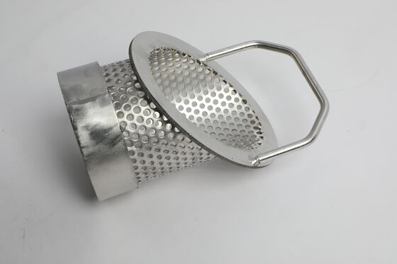 High Flow At Low Differential Pressure Metal Filter Element Fast Flow Speed