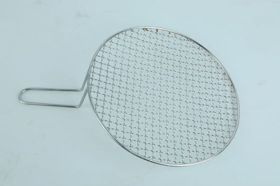 Reinforced Frame SS Grilling Mesh Mat Fit Most Grills