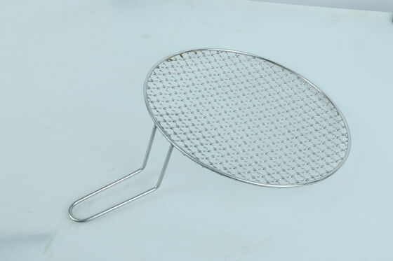 Reinforced Frame SS Grilling Mesh Mat Fit Most Grills