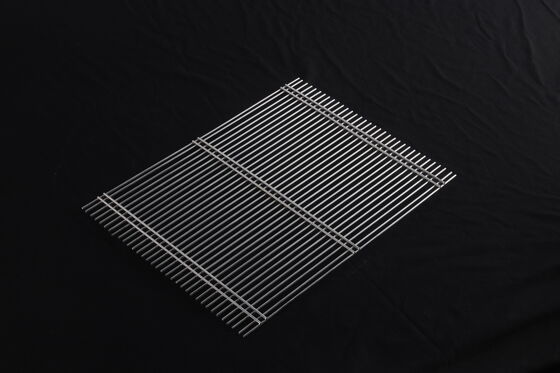 Passivated Food-safe Treatment SS Grilling Mesh Mat Uniform Mesh Holes