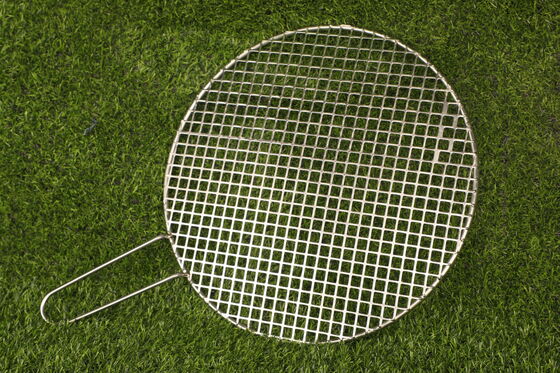 Anti-clog Mesh Holes SS Grilling Mesh Mat Food Contact Safe