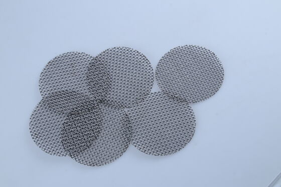 Low Ion Leaching Rate SS Mesh Filters Scratch Resistant Surface