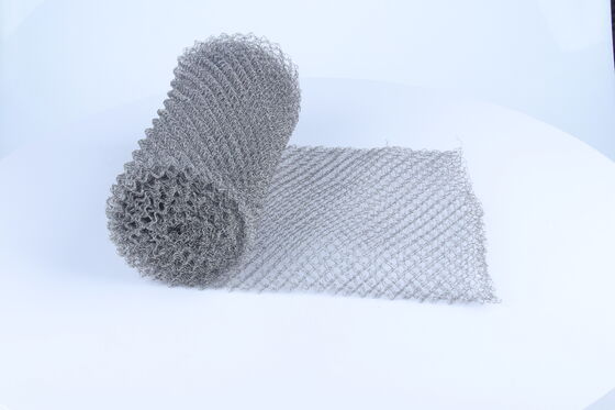 Perfect For Gas Separation Knitted Wire Mesh Chemical Resistant