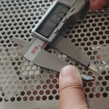 High Strength Steel Option Perforated Metal Products Sound Insulation Function
