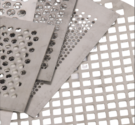 Modular Panel Compatibility Perforated Metal Sheets Wear Resistant Surface