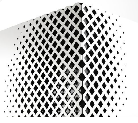 High Load-Bearing Capacity Perforated Metal Products Aluminum Lightweight Type