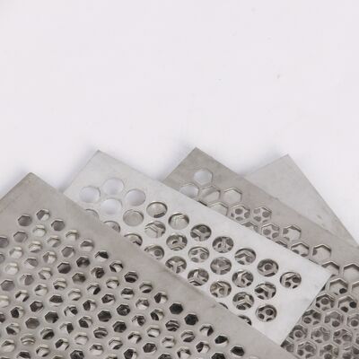 Uniform Coating Adhesio Perforated Metal Products Smooth Hole Inner Walls