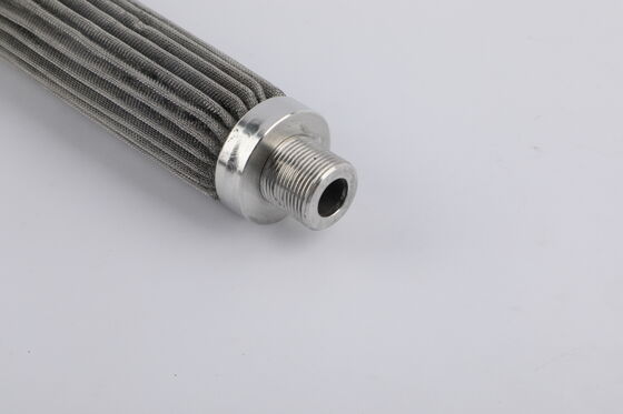 High Filtration Efficiency Sintered Filter Cartridge Wide Range Of Precision Options