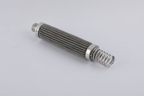 High Filtration Efficiency Sintered Filter Cartridge Wide Range Of Precision Options