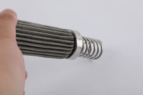 No Media Migration Under High Flow Sintered Filter Element Uniform Liquid Distribution