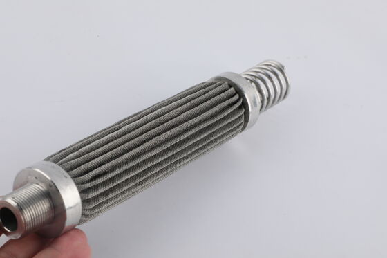 No Media Migration Under High Flow Sintered Filter Element Uniform Liquid Distribution