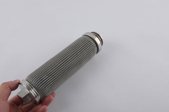Enclosed‑cap Precision Machining Sintered Filter Cartridge No Media Shedding
