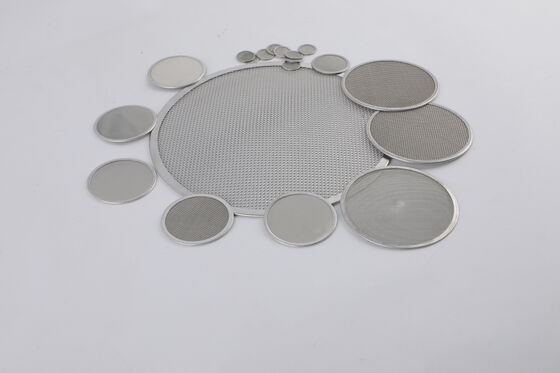 Sintered Porous Structure Strength Stainless Steel Sieve Stable Filtering Effect