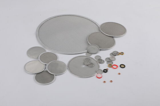 Smooth Surface Finish SS Mesh Filters Heavy Duty Application